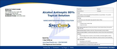 1 Gal Label (1gal Ethanol   3785ml   Label)